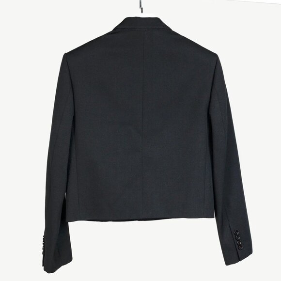 Celine SS/19 Rectangle Spencer Diagonal Wool Cropped Jacket - Picture 3 of 10